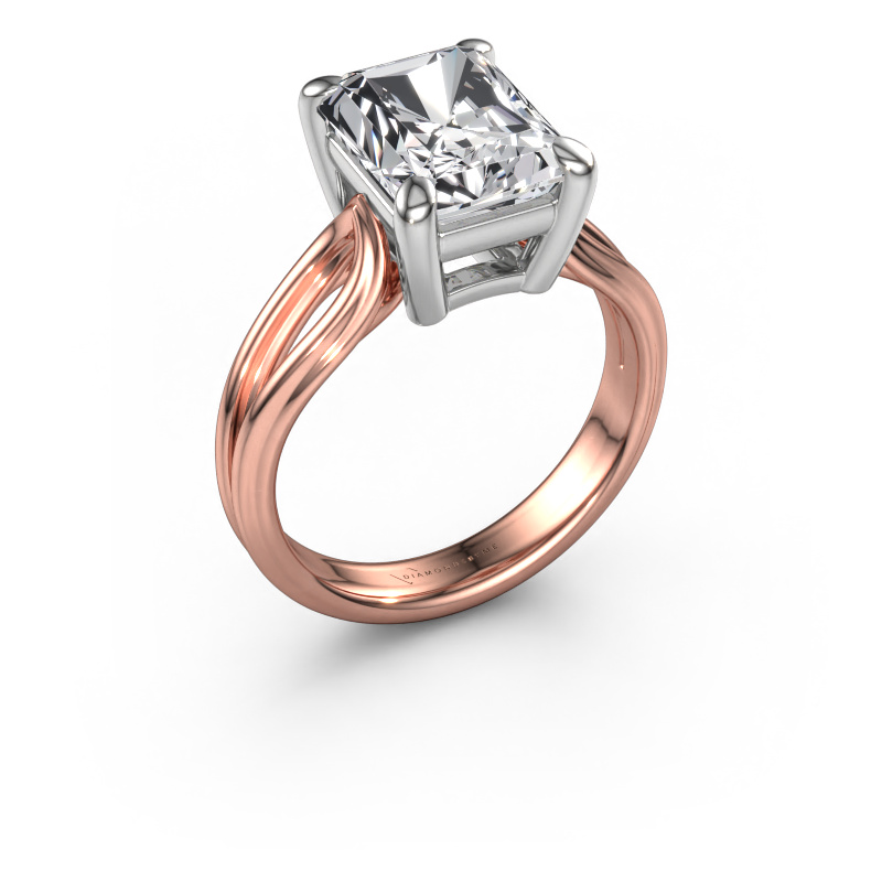 Bild von Verlobungsring Antonia rad 1 585 Roségold Lab-grown Diamant 3.50 crt
