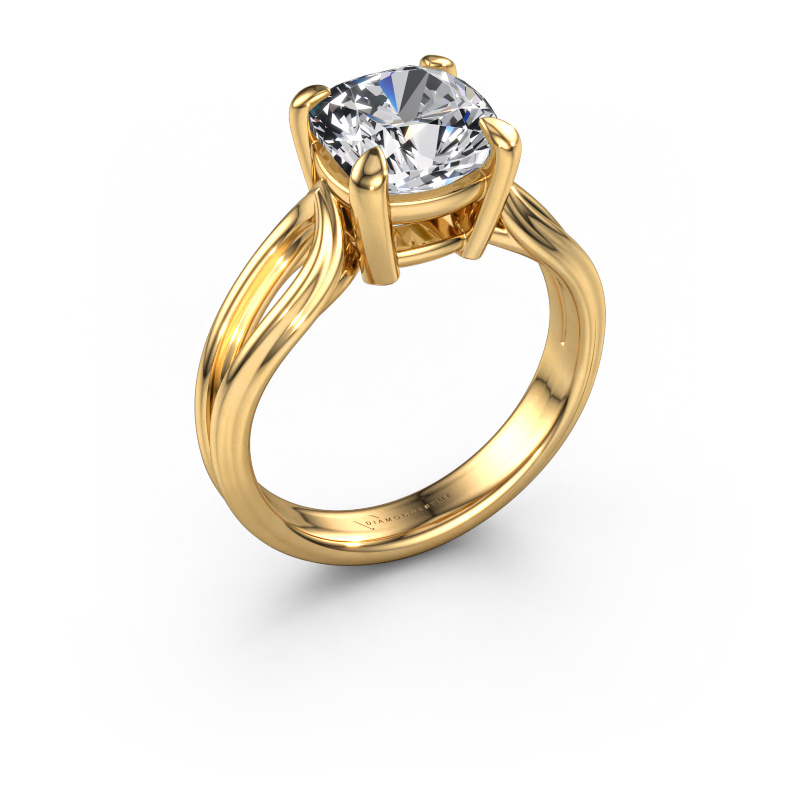 Image of Engagement ring Antonia cus 1 585 gold Lab grown diamond 2.50 crt
