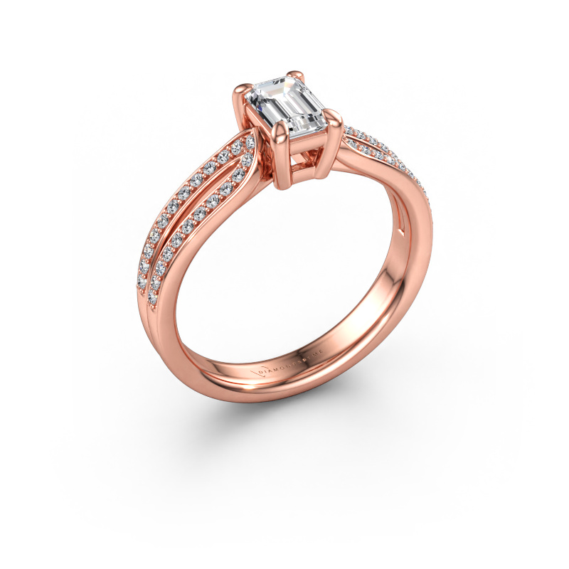 Bild av Förlovningsring Antonia eme 2 585 roséguld Labbodlad diamant 1.63 crt