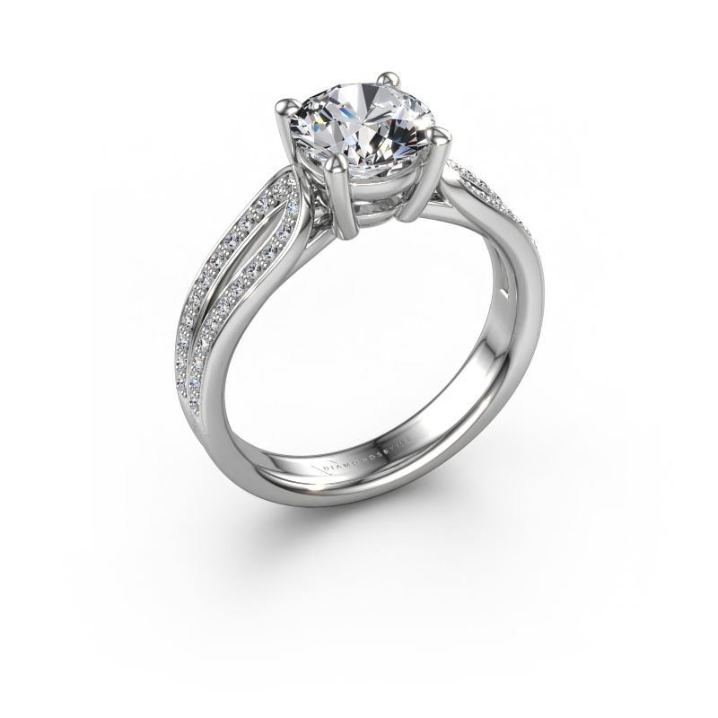 Bild von Verlobungsring Antonia rnd 2 950 Platin Diamant 1.73 crt