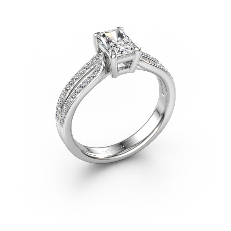 Bild av Förlovningsring Antonia rad 2 585 vitt guld Labbodlad diamant 0.98 crt