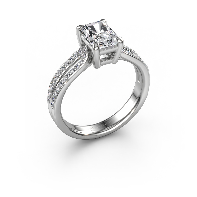 Image of Engagement ring Antonia rad 2 950 platinum Diamond 1.73 crt