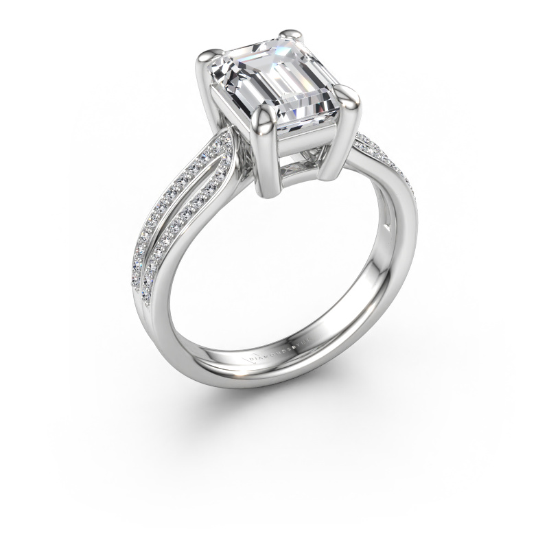 Bild av Förlovningsring Antonia eme 2 950 platina Diamant 5.23 crt