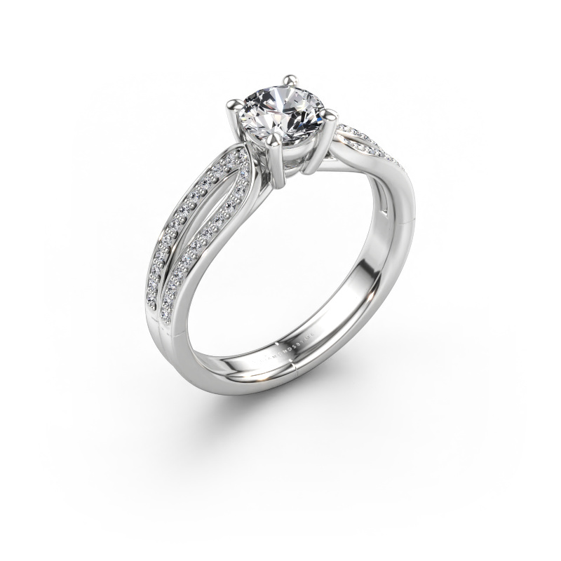 Immagine di Anello di fidanzamento Antonia rnd 2 950 platino Diamante lab grown 0.930 crt