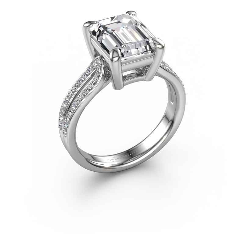 Bild von Verlobungsring Antonia eme 2 950 Platin Lab-grown Diamant 7.23 crt