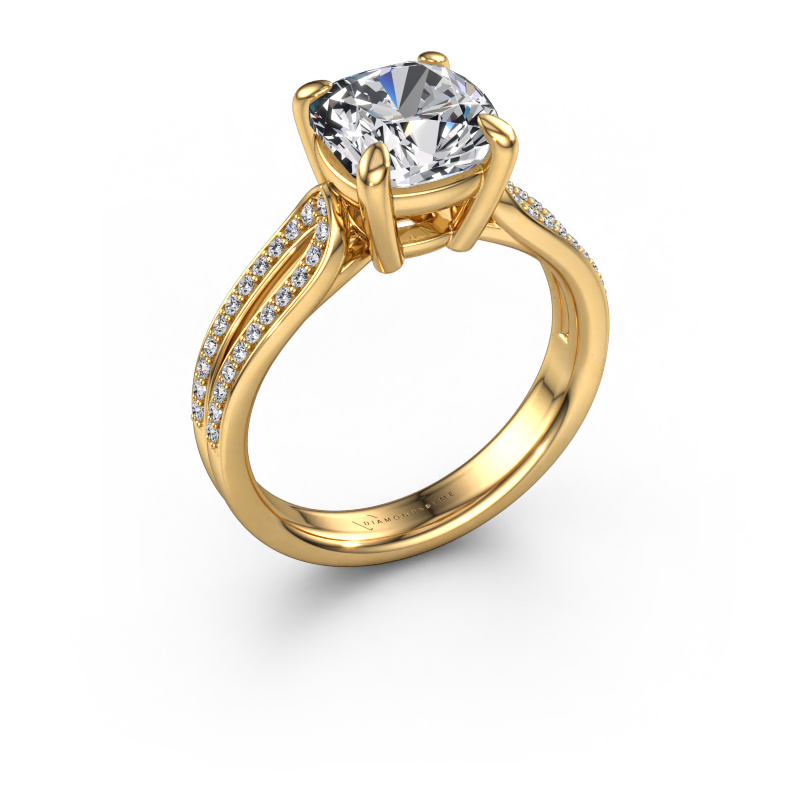 Image of Engagement ring Antonia cus 2 585 gold Lab grown diamond 2.73 crt