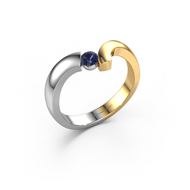 Bild von Ring Arda 585 Weißgold Saphir 3.4 mm