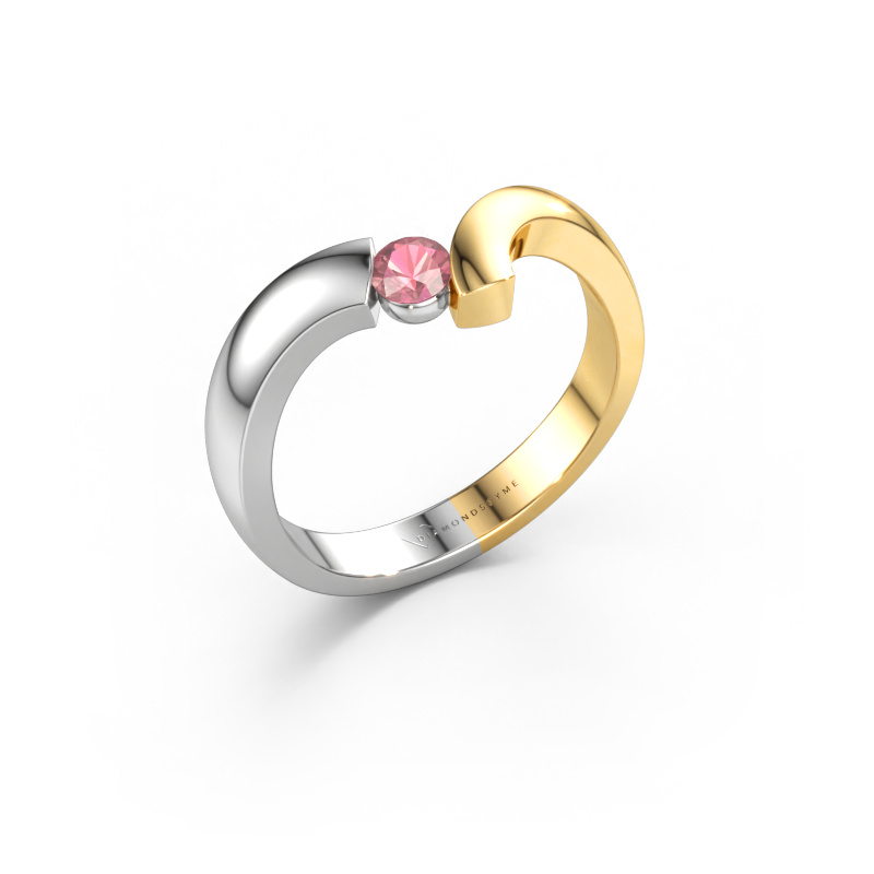 Immagine di Anello Arda 585 oro bianco Tormalina rosa 3.4 mm