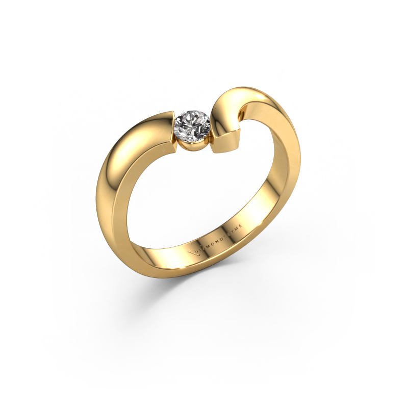Bild von Ring Arda 585 Gold Custom diamant 3.4 mm