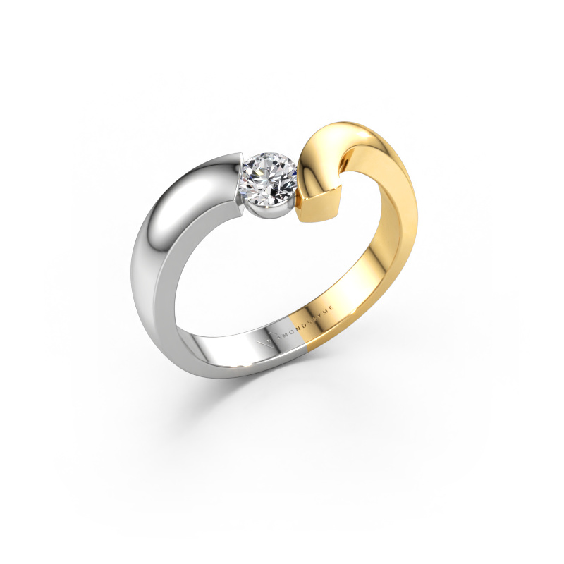 Immagine di Anello Arda 585 oro bianco Diamante 0.25 crt