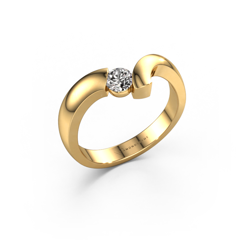 Image of Ring Arda 585 gold Diamond 0.25 crt