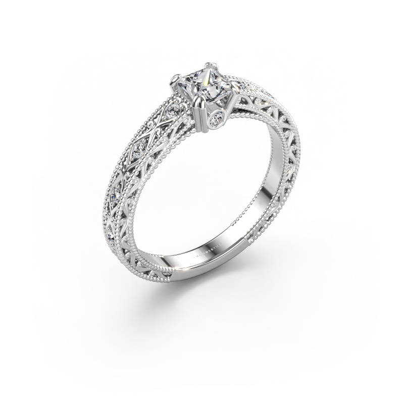 Immagine di Anello di fidanzamento Ardella 585 oro bianco Diamante 0.58 crt