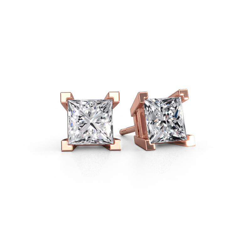 Bild von Ohrsteckers Ariane 585 Roségold Diamant 4.00 crt
