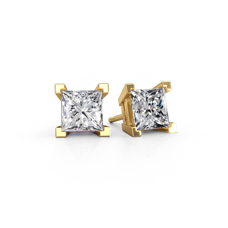 Afbeelding van Oorknopjes Ariane 585 goud Diamant 4.00 crt