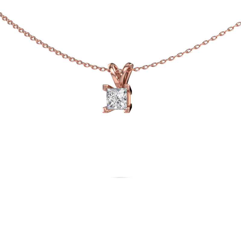 Image of Pendant Ariane 585 rose gold Diamond 0.40 crt