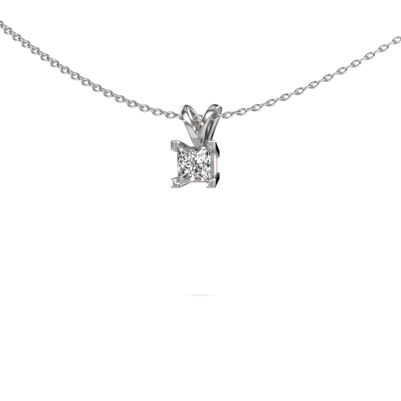 Image of Pendant Ariane 585 white gold Diamond 0.40 crt