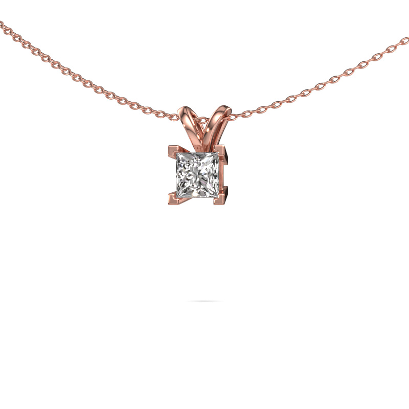 Image of Pendant Ariane 585 rose gold Diamond 0.80 crt