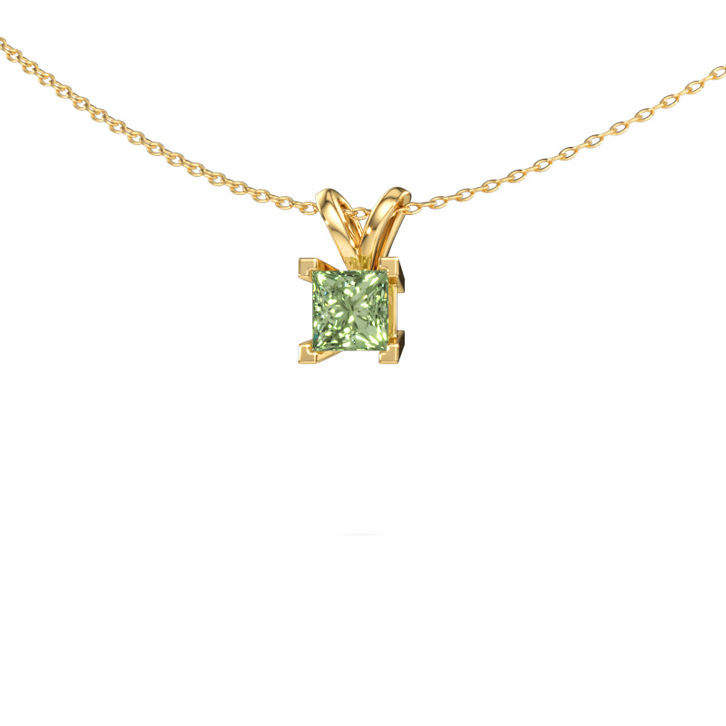 Bild von Anhänger Ariane 585 Gold Grüner Labor-Diamant 5 mm