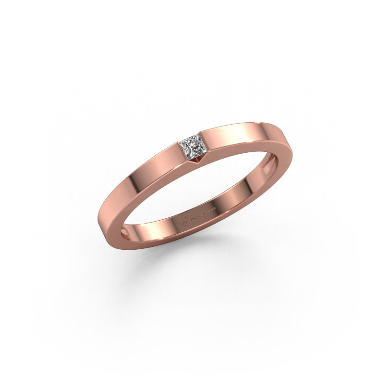 Image of Engagement ring Arlena 1 585 rose gold Diamond 0.05 crt