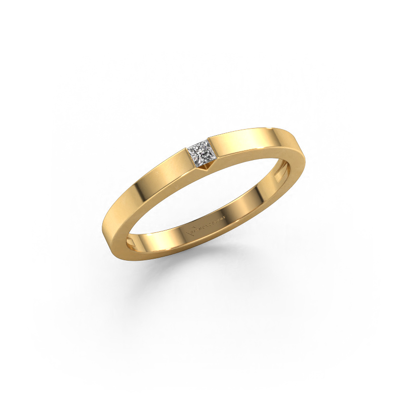 Bild von Verlobungsring Arlena 1 585 Gold Diamant 0.05 crt