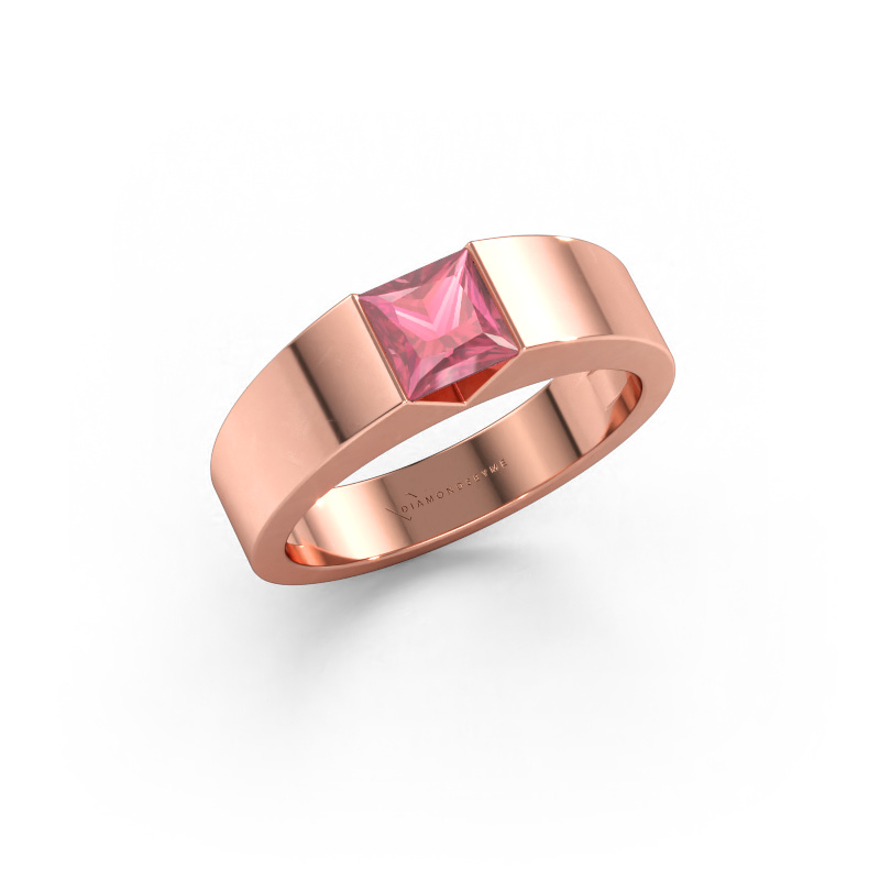 Bild av Förlovningsring Arlena 1 585 roséguld Rosa turmalin 4 mm