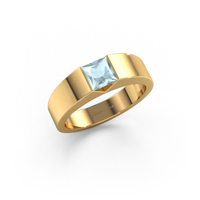 Image of Engagement ring Arlena 1 585 gold Aquamarine 4 mm