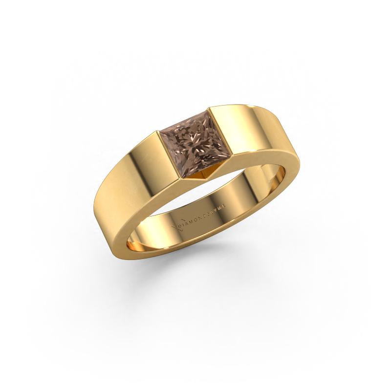 Image of Engagement ring Arlena 1 585 gold Brown diamond 0.40 crt