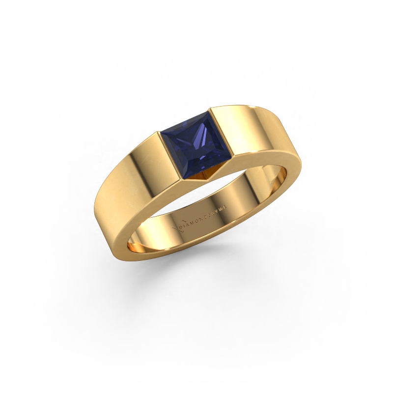 Bild von Verlobungsring Arlena 1 585 Gold Saphir 4 mm