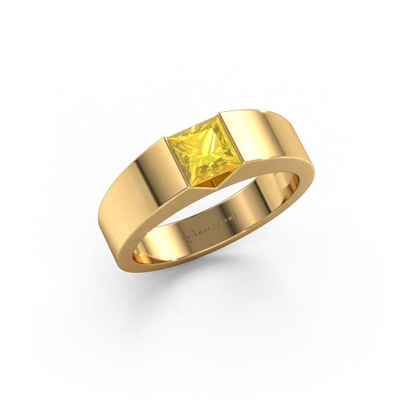 Image of Engagement ring Arlena 1 585 gold Yellow sapphire 4 mm