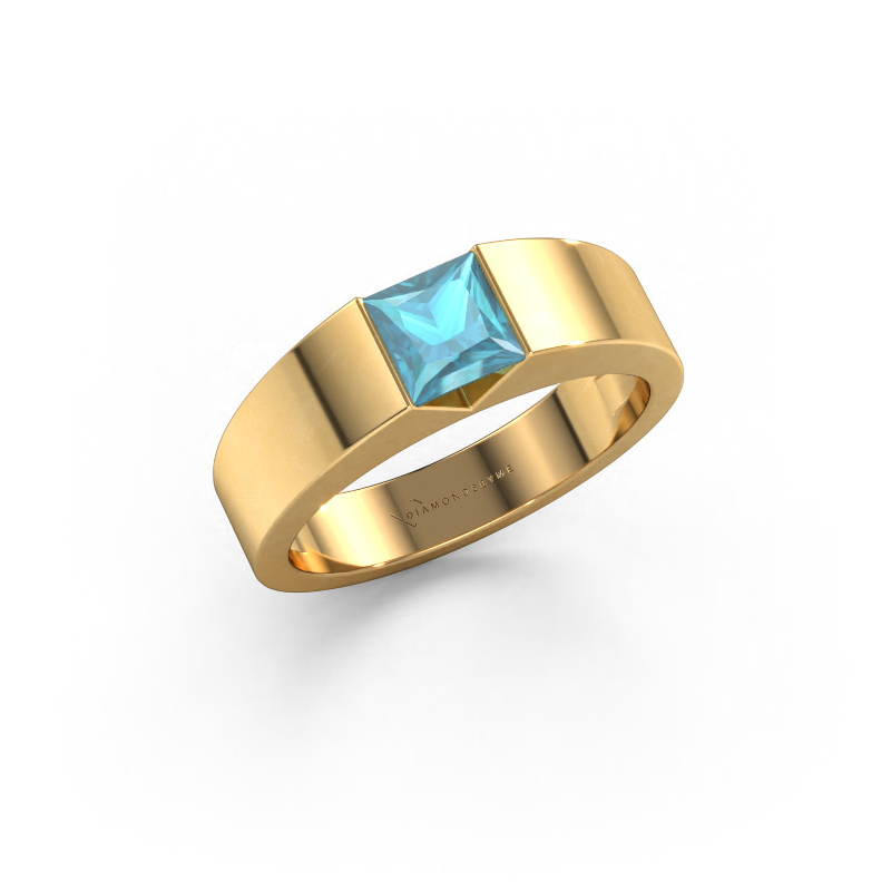 Image of Engagement ring Arlena 1 585 gold Blue topaz 4 mm