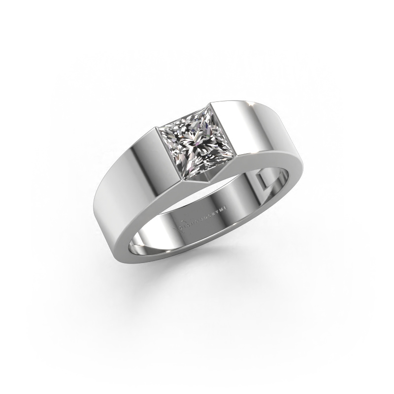 Image of Engagement ring Arlena 1 950 platinum Diamond 0.50 crt
