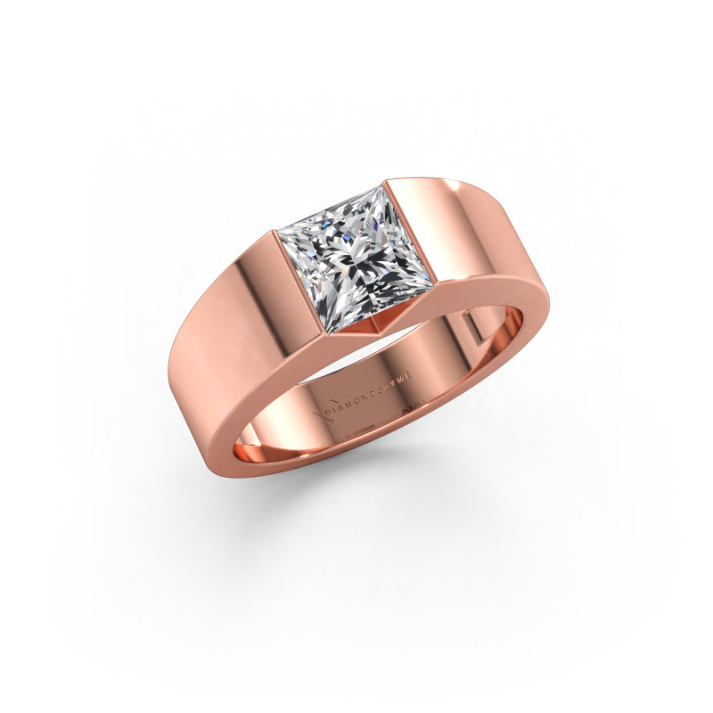 Bild av Förlovningsring Arlena 1 585 roséguld Labbodlad diamant 0.80 crt