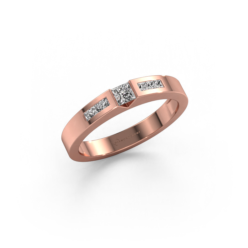 Image of Engagement ring Arlena 2 585 rose gold Diamond 0.25 crt