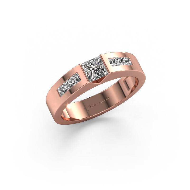 Image of Engagement ring Arlena 2 585 rose gold Diamond 0.70 crt