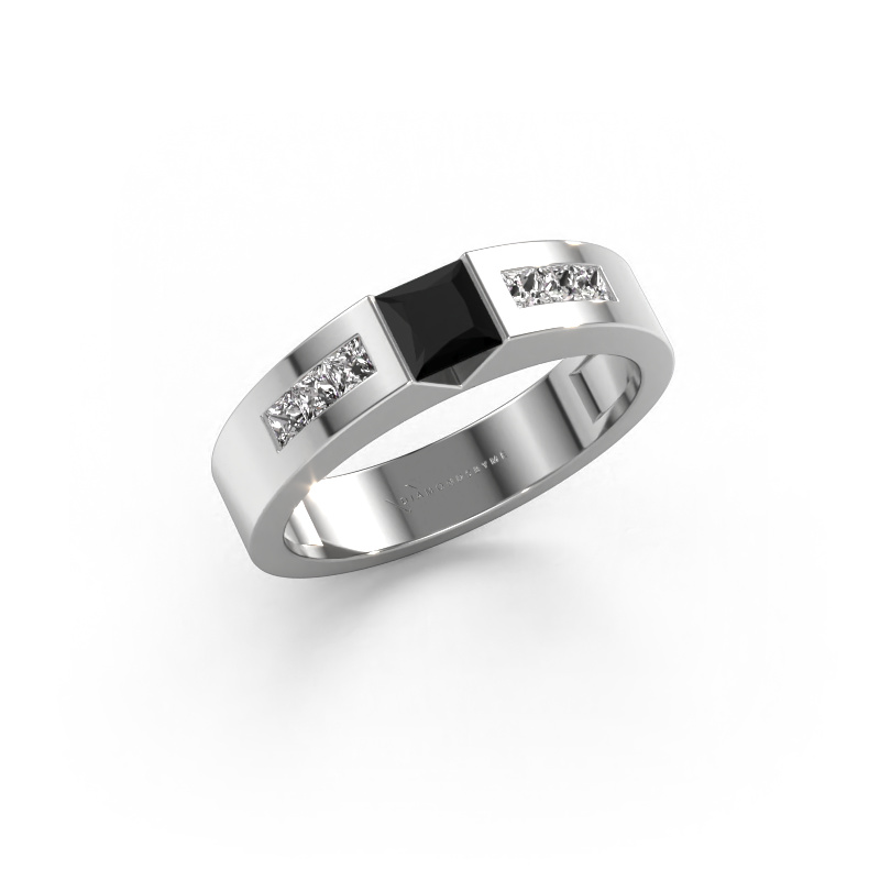 Image of Engagement ring Arlena 2 950 platinum Black diamond 0.78 crt