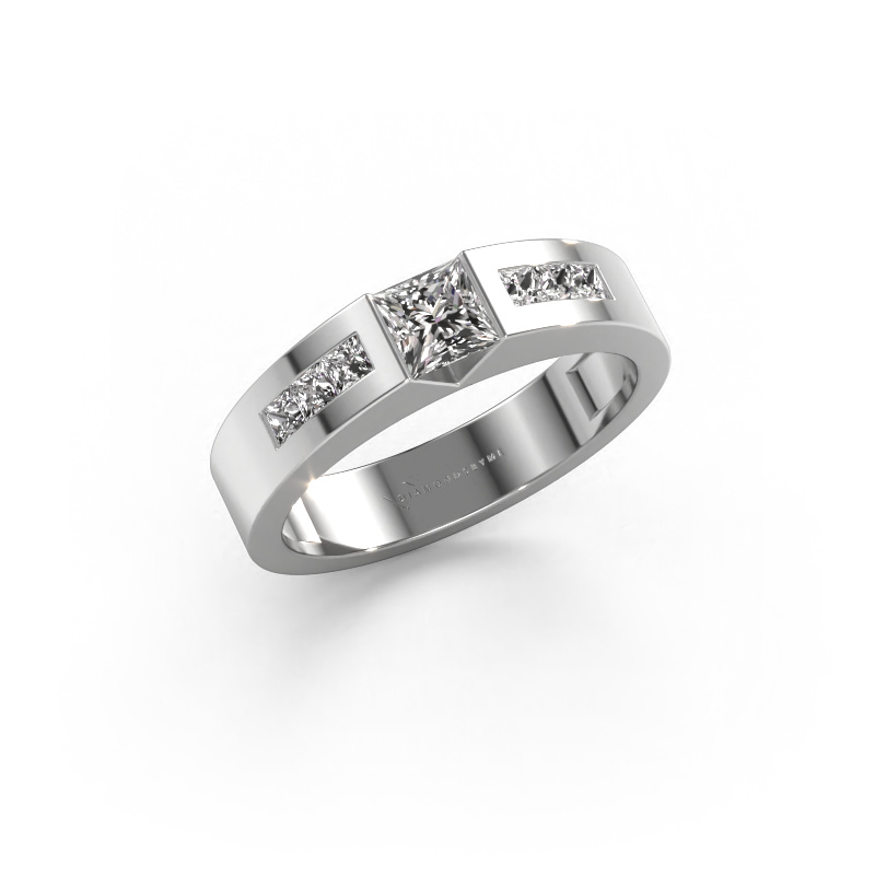 Image of Engagement ring Arlena 2 950 platinum Custom diamond 4 mm
