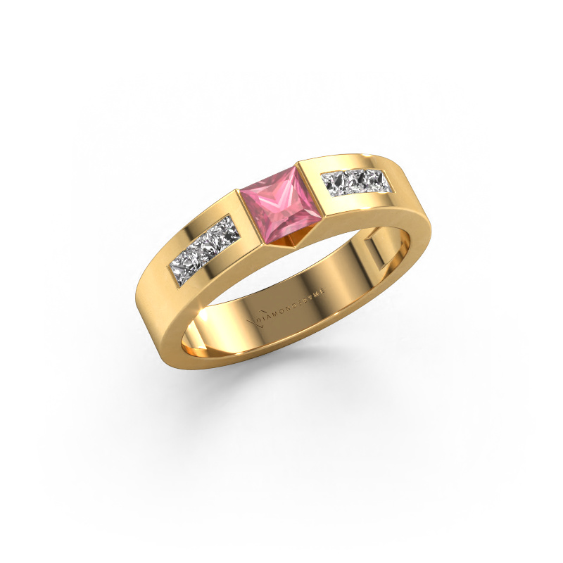 Image of Engagement ring Arlena 2 585 gold Tourmaline pink 4 mm