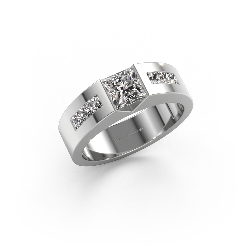 Image of Engagement ring Arlena 2 585 white gold Diamond 0.89 crt