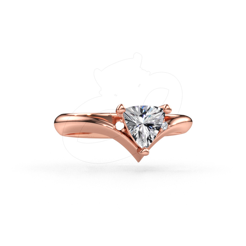 Immagine di Anello Arlette 585 oro rosa Diamante 0.915 crt