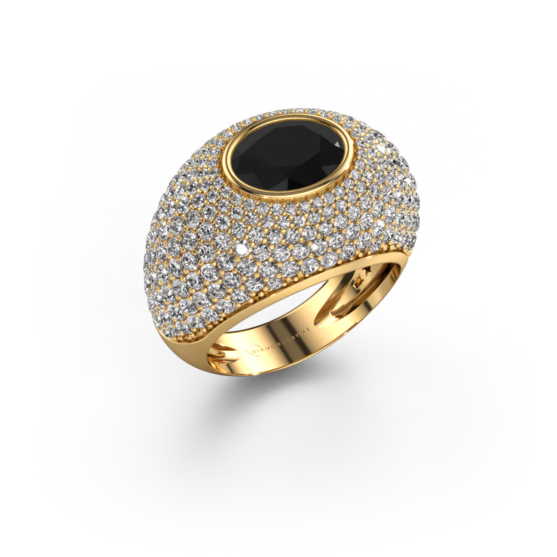 Bild von Ring Armida 585 Gold Schwarz Diamant 5.188 crt