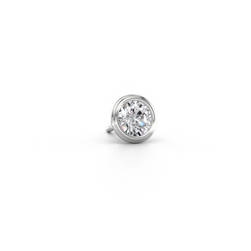 Immagine di Orecchino da uomo Aron 585 oro bianco Diamante 0.70 crt