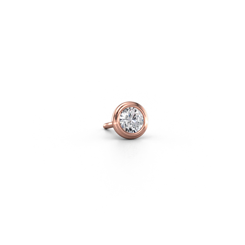 Bild von Männer Ohrstecker Aron 585 Roségold Diamant 0.25 crt