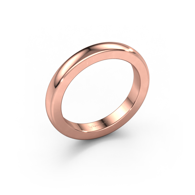 Image of Stackable ring Astrid 3 mm 585 rose gold