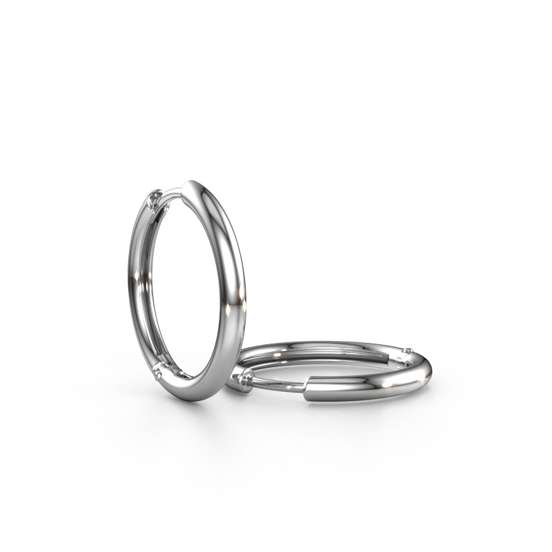 Image of Hoop earrings Aya 20 950 platinum