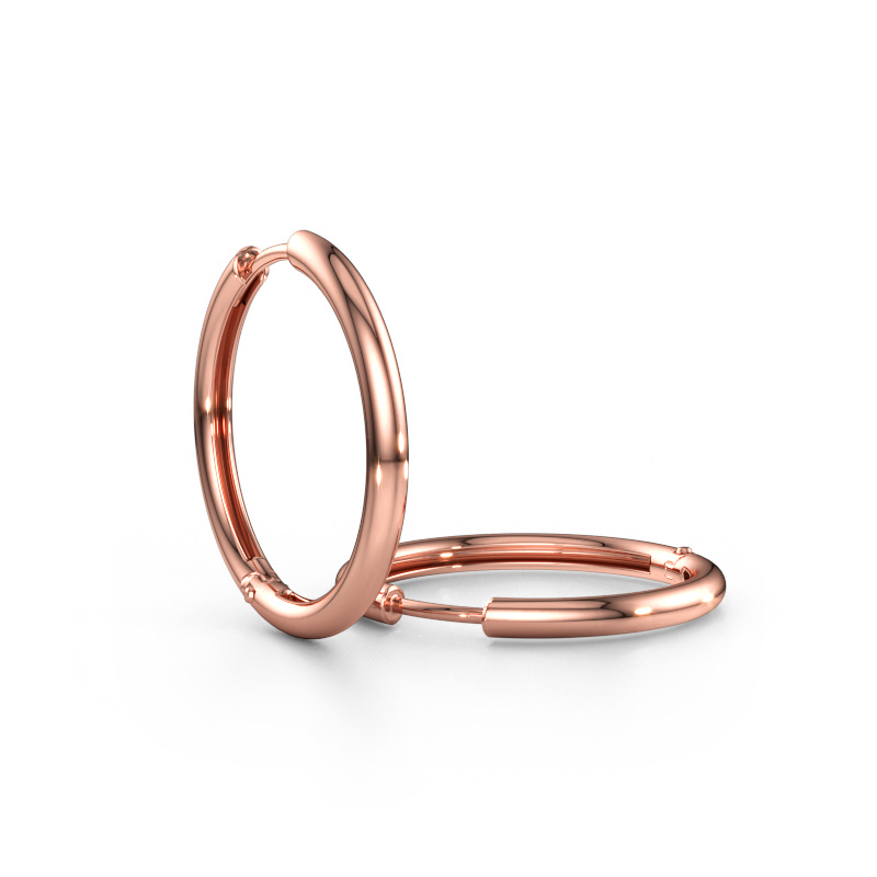 Immagine di Orecchini a cerchio Aya 23 585 oro rosa