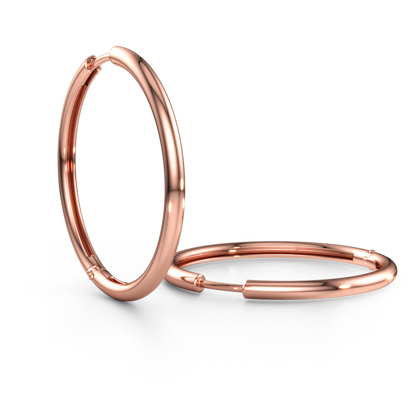 Immagine di Orecchini a cerchio Aya 30 585 oro rosa
