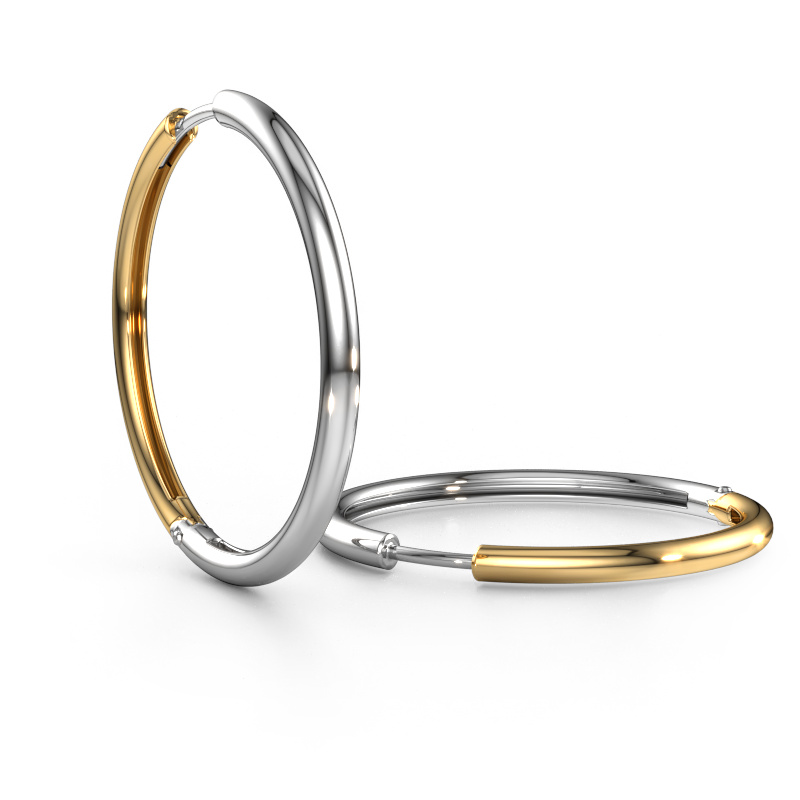 Image de Créoles Aya 30 585 or blanc