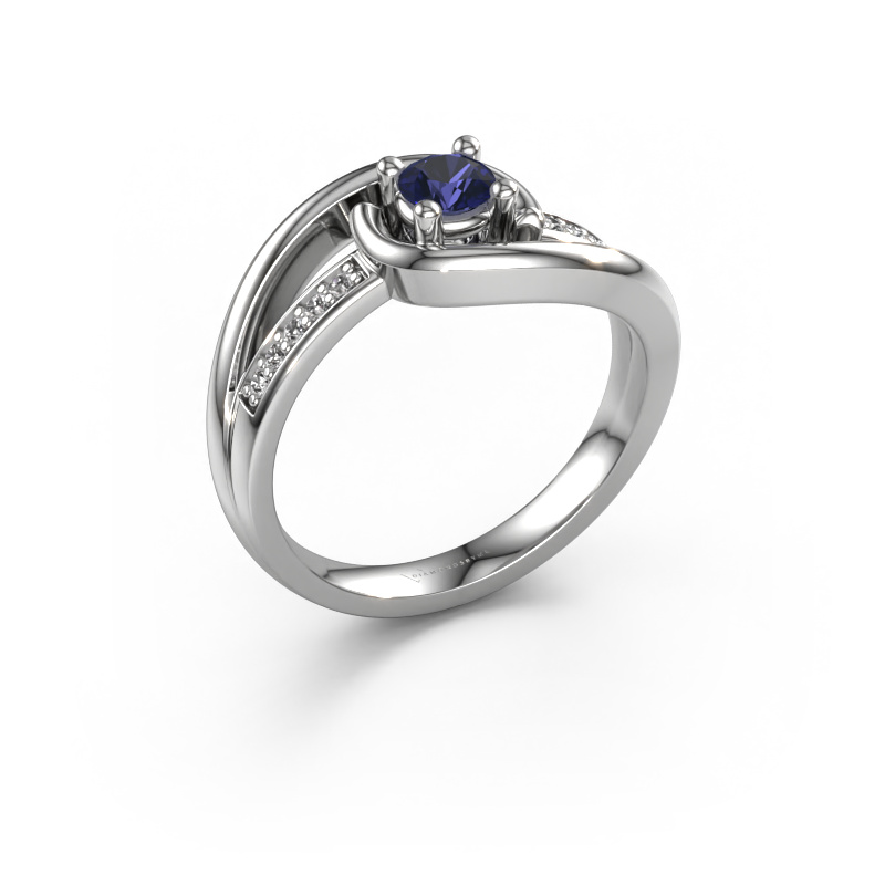 Image of Ring Aylin 950 platinum Sapphire 4 mm