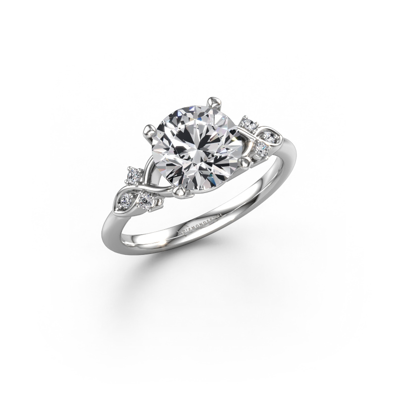 Bild von Verlobungsring Azra RND 950 Platin Diamant 2.072 crt