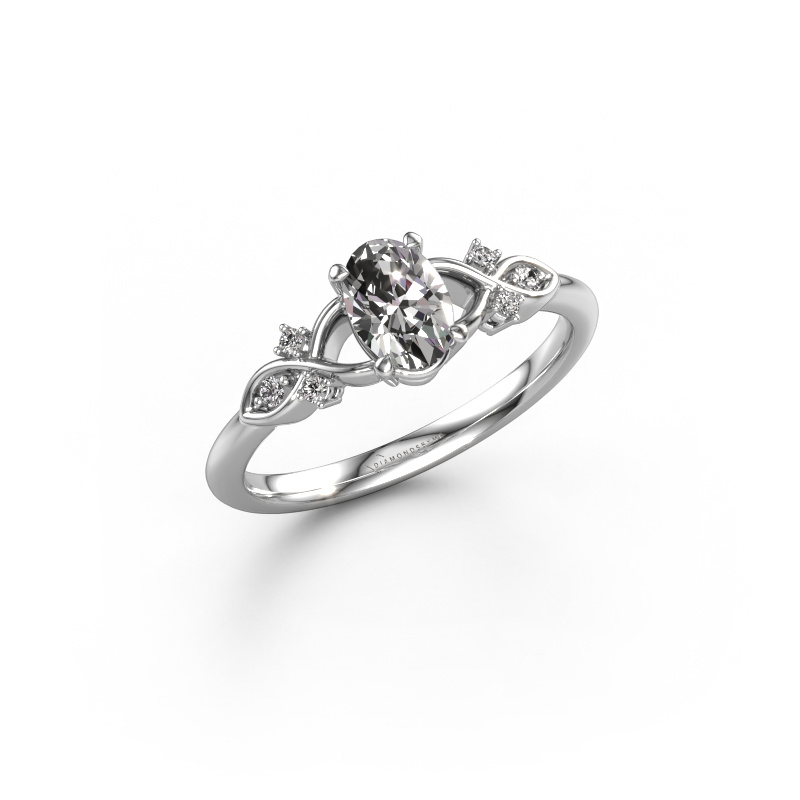 Bild von Verlobungsring Azra OVL 950 Platin Diamant 0.654 crt